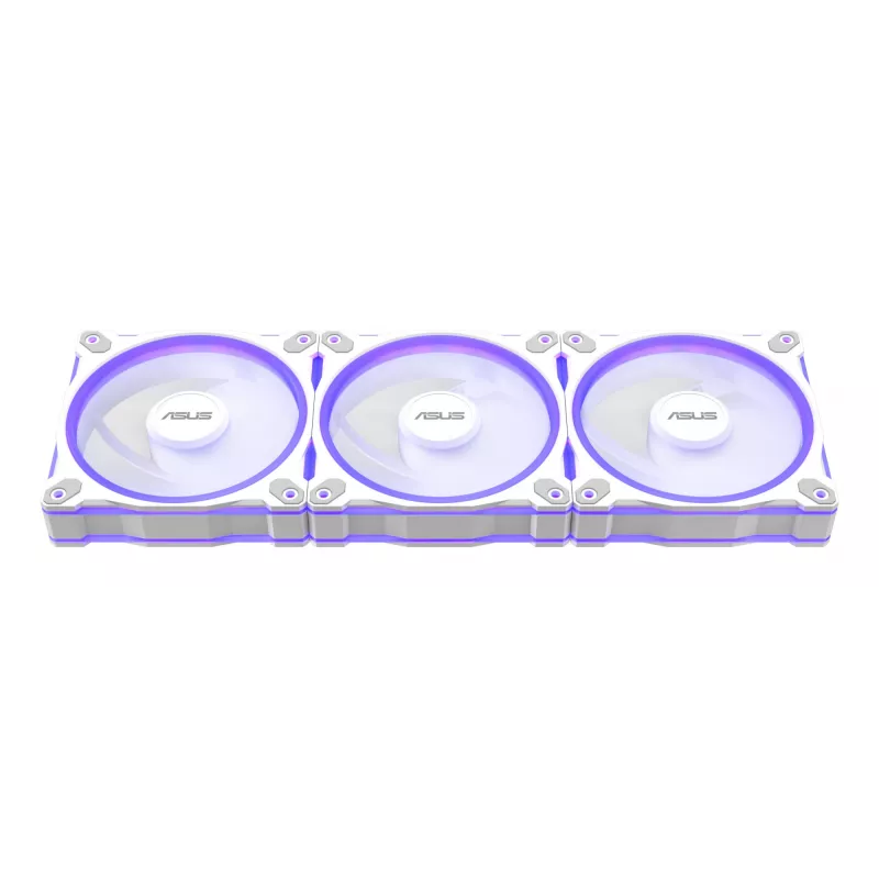 Gehäuselüfter ASUS Prime MR120 120 mm 1600 RPM Weiß (3er-Pack, LED, 58 CFM, 23 dB)