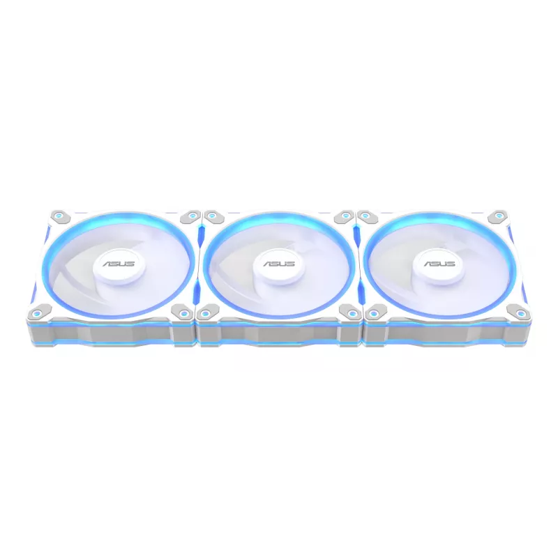 Gehäuselüfter ASUS Prime MR120 120 mm 1600 RPM Weiß (3er-Pack, LED, 58 CFM, 23 dB)
