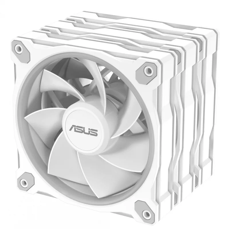 Gehäuselüfter ASUS Prime MR120 120 mm 1600 RPM Weiß (3er-Pack, LED, 58 CFM, 23 dB)