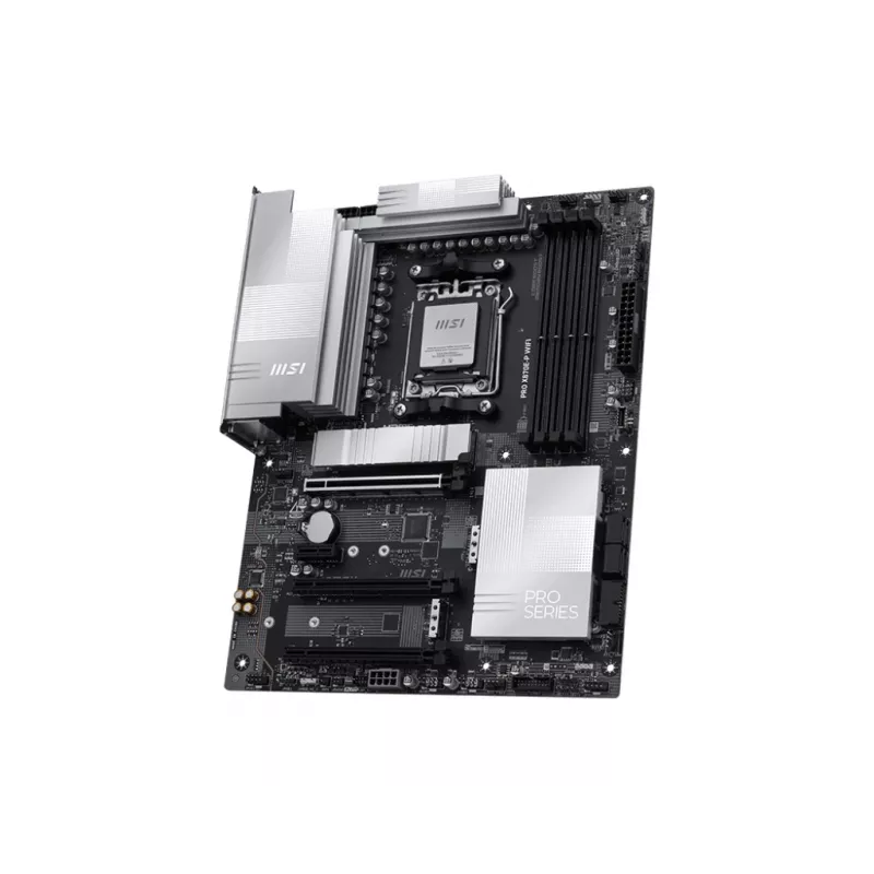 Motherboard MSI PRO X870E-P WIFI ATX — AMD X870E, Sockel AM5, DDR5, 4 DIMM, Wi‑Fi 7, 3× M.2, HDMI 2.1
