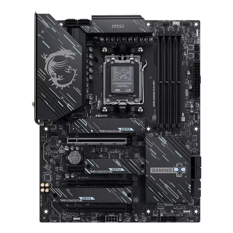 MSI X870E GAMING PLUS WIFI Mainboard AMD X870E Sockel AM5 ATX