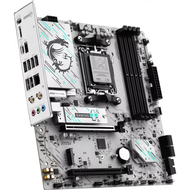 Motherboard MSI B840M GAMING PLUS WIFI6E microATX, Sockel AM5, DDR5 bis 256 GB, Wi‑Fi 6E, 2,5GbE, M.2 x2, HDMI 2.1