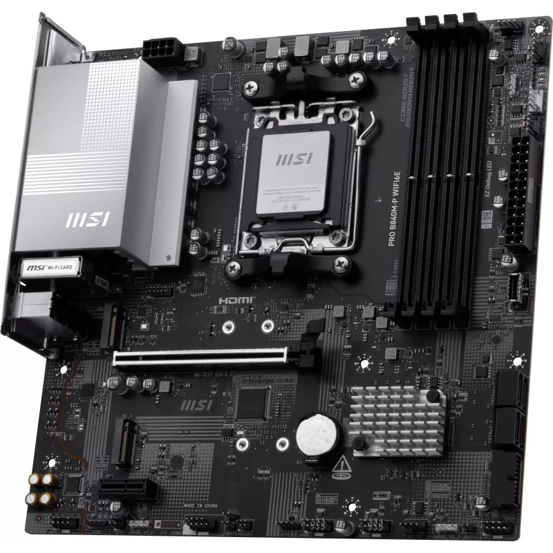 MSI PRO B840M-P WIFI6E Mainboard AMD B840 Sockel AM5 micro ATX