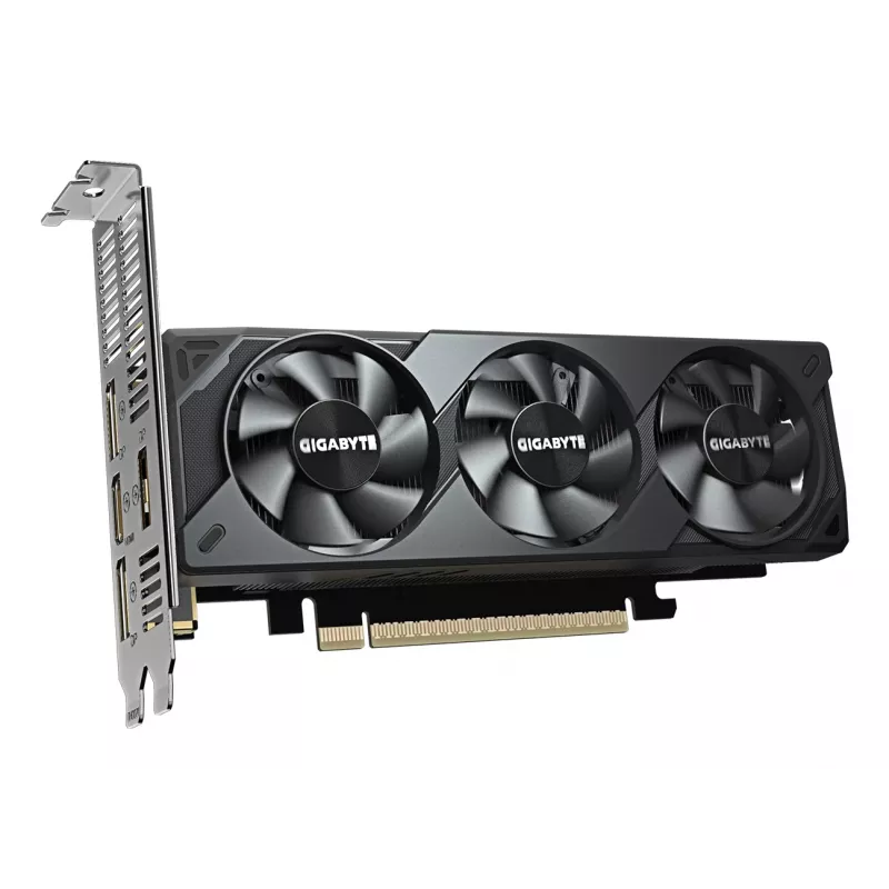 GIGABYTE GeForce RTX 5060 OC Low Profile 8G Grafikkarte - 8GB GDDR7, 128bit, PCI-E 5.0, 2512 MHz Core-Takt, 3 x DisplayPort, 1 x HDMI, GV-N5060OC-8GL