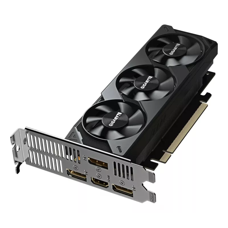 GIGABYTE GeForce RTX 5060 OC Low Profile 8G Grafikkarte - 8GB GDDR7, 128bit, PCI-E 5.0, 2512 MHz Core-Takt, 3 x DisplayPort, 1 x HDMI, GV-N5060OC-8GL