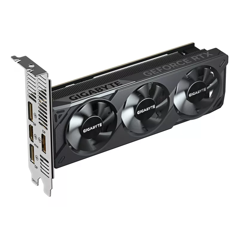 GIGABYTE GeForce RTX 5060 OC Low Profile 8G Grafikkarte - 8GB GDDR7, 128bit, PCI-E 5.0, 2512 MHz Core-Takt, 3 x DisplayPort, 1 x HDMI, GV-N5060OC-8GL