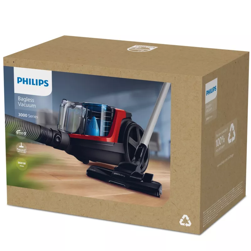 Philips 3000 Serie FC9330/09 Staubsauger 1,5 L Zylinderstaubsauger Trocken 900 W Beutellos