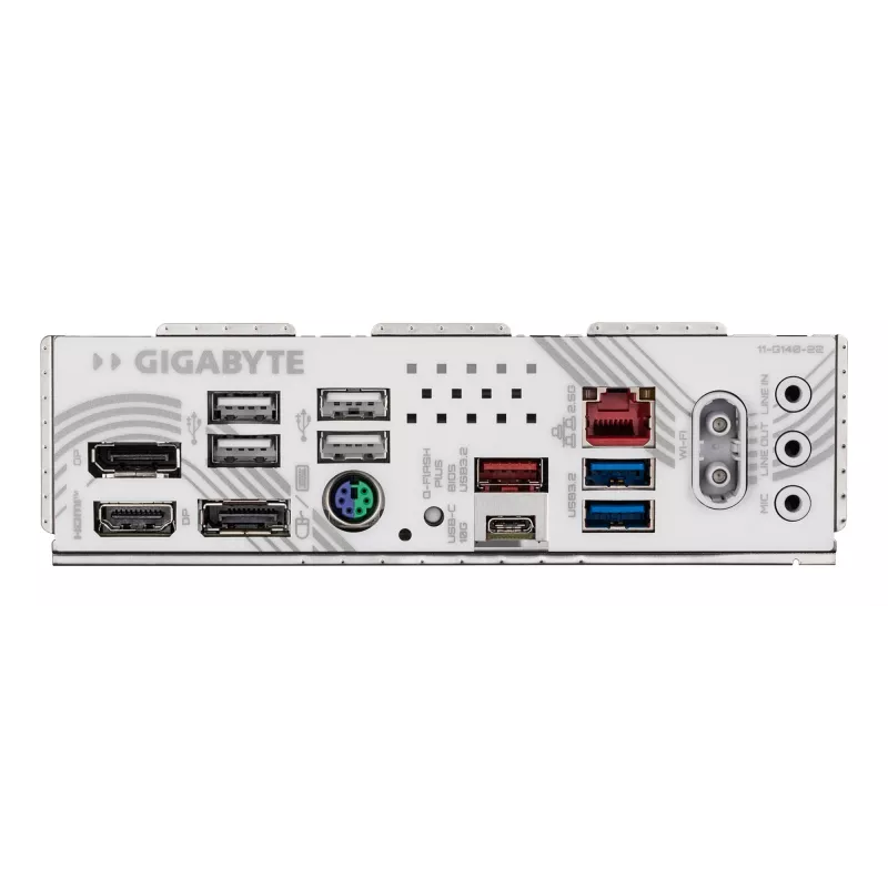 GIGABYTE B850M EAGLE WIFI6E ICE Mainboard - AMD Ryzen 9000 Series CPUs, 8+2+2 Phasen Digital VRM, bis zu 8200 MHz DDR5 (OC), 1xPCIe 5.0 + 1xPCIe 4.0 M.2, Wi-Fi 6E, 2,5 GbE LAN, USB 3.2 Gen 2