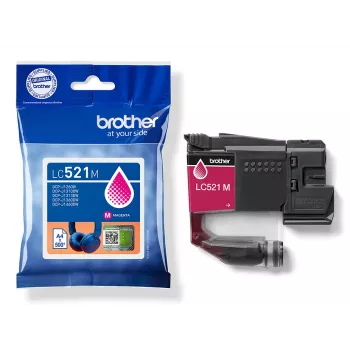Brother LC521M Original Druckerpatrone – Magenta