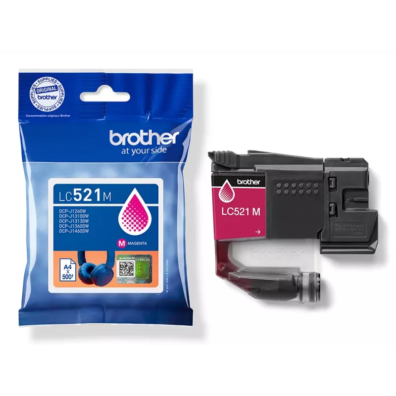 Brother LC521M Original Druckerpatrone – Magenta