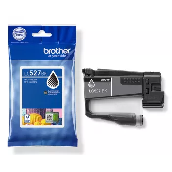 Brother Original LC527BK Tintenpatrone - Schwarz, Schwarz, pigmentbasierte Tinte, 1 Stück, 1300 Seiten, Einzelpack