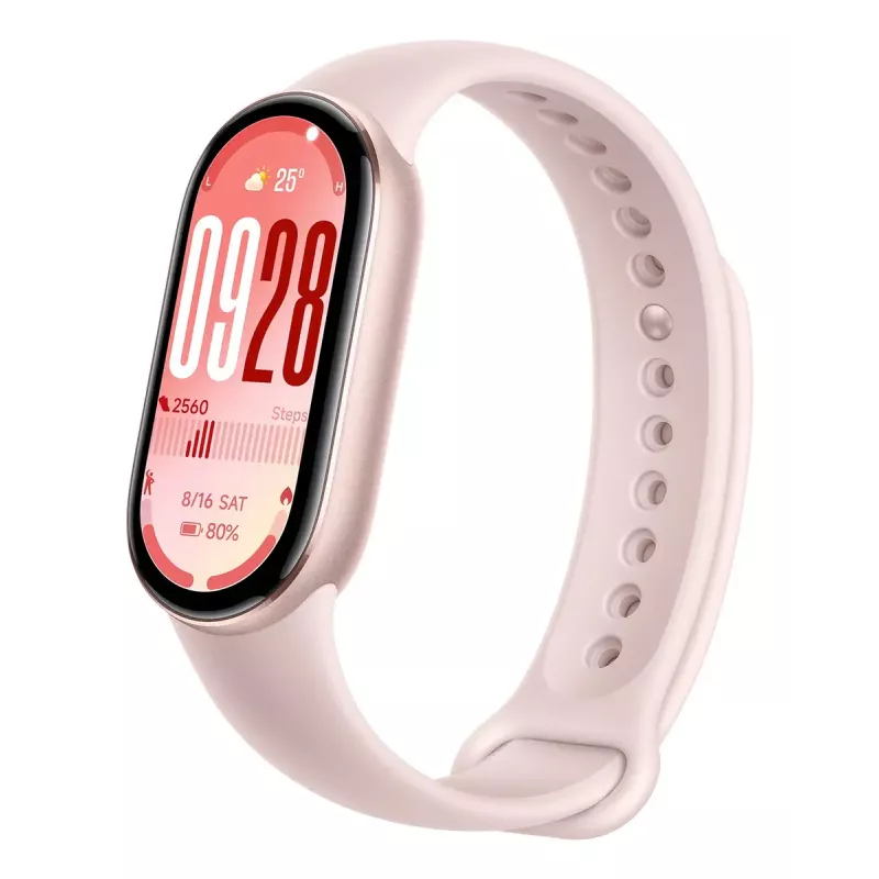 Aktivitätsarmband Xiaomi Smart Band 10 — 1,72 Zoll AMOLED-Display, pink, bis zu 21 Tage Akkulaufzeit