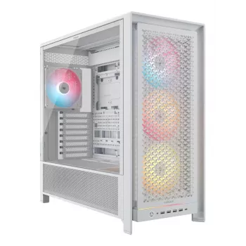 CORSAIR PC-Gehäuse - Frame 5000D RS ARGB High-Airflow Mid-Tower - Weiß
