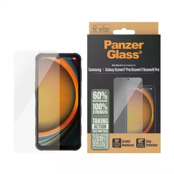 PanzerGlass ® Displayschutzfolie Samsung Galaxy Xcover7 Pro | Xcover7 | Xcover6 Pro | Ultra-Wide Fit