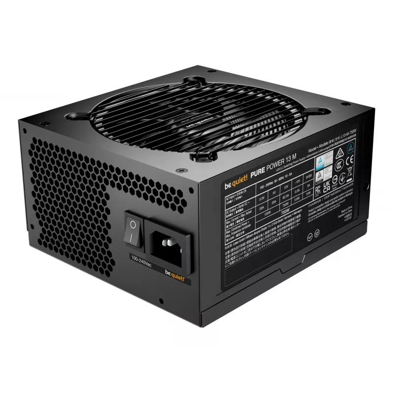 be quiet Pure Power 13 M | 750W Netzteil 20+4-Pin ATX ATX Schwarz