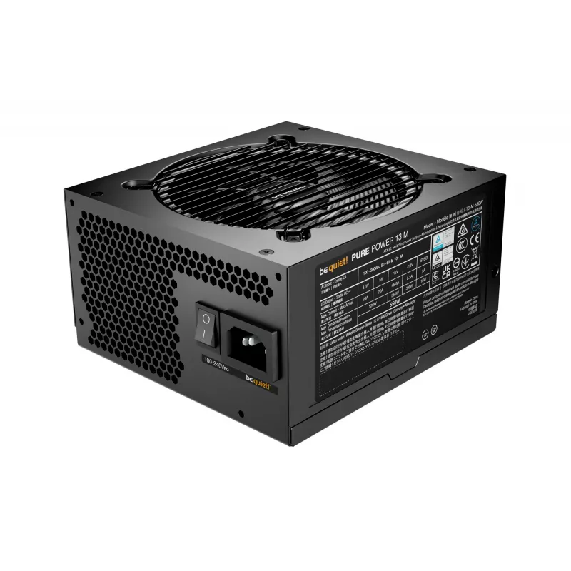 be quiet! Pure Power 13 M | 550W Netzteil 20+4 pin ATX ATX Schwarz