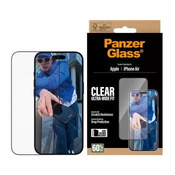 PanzerGlass ® Displayschutzfolie iPhone Air | Ultra-Wide Fit mit EasyAligner