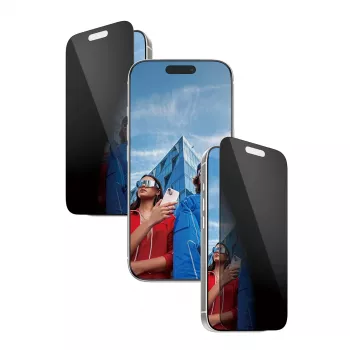 PanzerGlass ® 2-Way Privacy Screen Protector iPhone 17 Pro | Ultra-Wide Fit mit EasyAligner