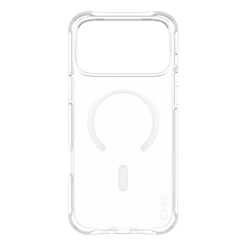 PanzerGlass CARE™ by ® Samba Case Transparent w. White MagSafe iPhone 17 Pro Max