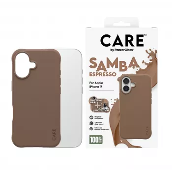 PanzerGlass CARE™ by ® Samba Case Espresso w. MagSafe iPhone 17