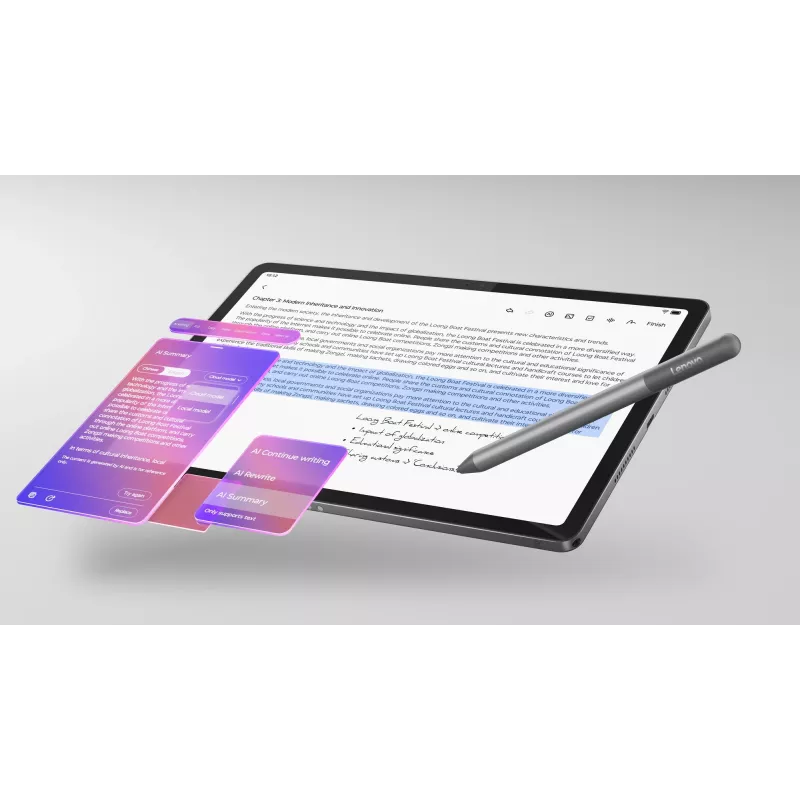 Lenovo Idea Tab Mediatek 128 GB 27,9 cm (11 Zoll) 8 GB Wi-Fi 5 (802.11ac) Android 15 Grau
