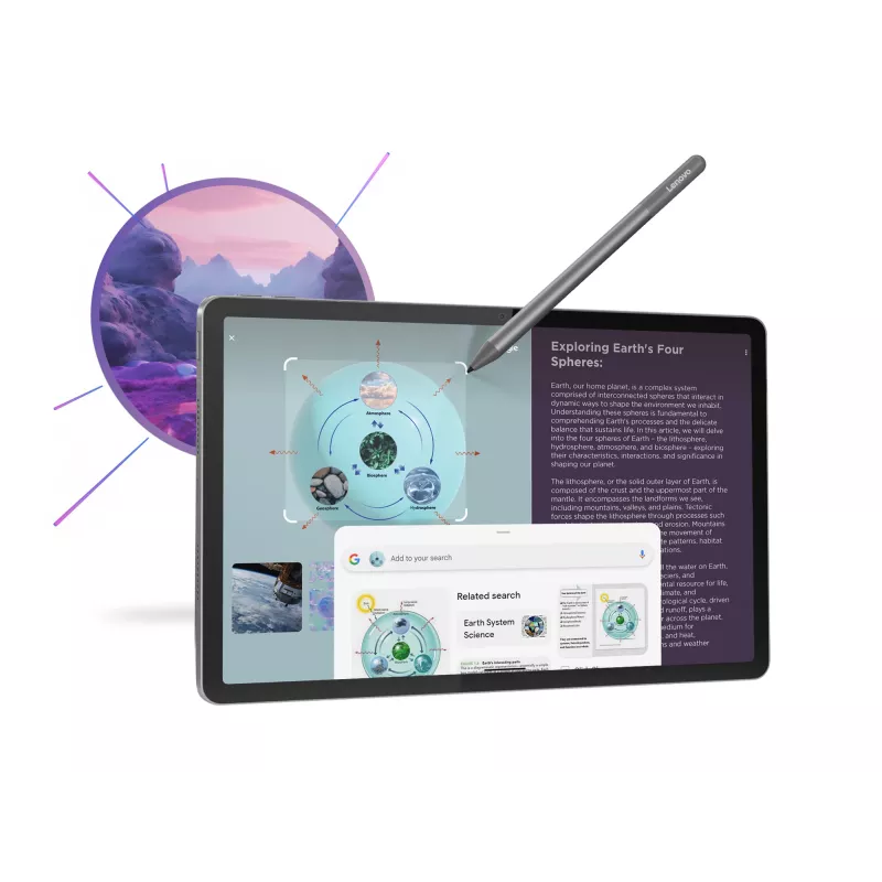 Lenovo Idea Tab Mediatek 128 GB 27,9 cm (11 Zoll) 8 GB Wi-Fi 5 (802.11ac) Android 15 Grau