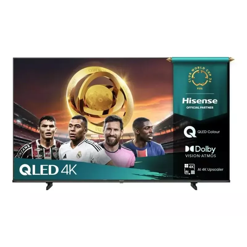 TV Hisense 50E7Q 50 Zoll QLED 4K Ultra HD (3840 x 2160), VIDAA, Wi‑Fi, DVB-C/S/T, Schwarz