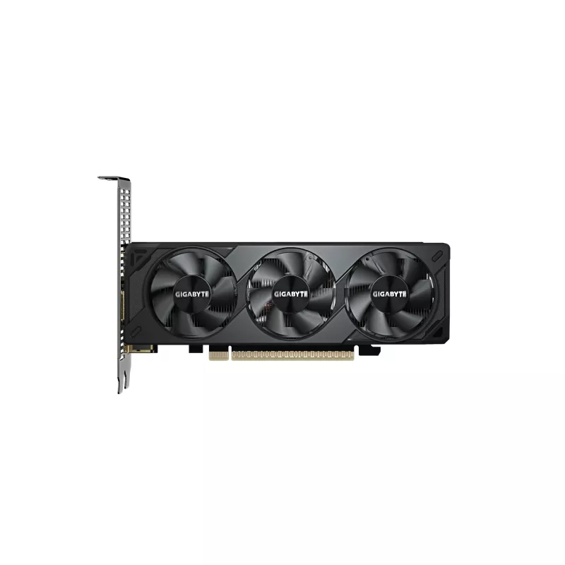 GIGABYTE GeForce RTX 5050 OC Low Profile 8G Grafikkarte - 8 GB GDDR6, 128 Bit, PCI-E 5.0, 2587 MHz Kerntakt, 2 x DP, 2 x HDMI, NVIDIA DLSS 4, GV-N5050OC-8GL