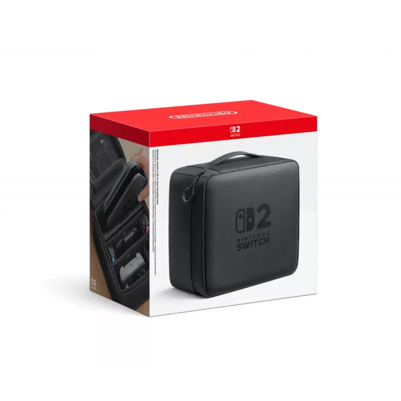 Nintendo Switch 2 All-In-One Carrying Case, Travel case, Nintendo, Schwarz, Nintendo Switch 2, Zipper