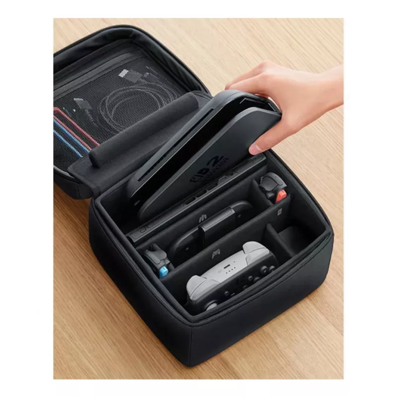 Nintendo Switch 2 All-In-One Carrying Case, Travel case, Nintendo, Schwarz, Nintendo Switch 2, Zipper