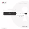 CLUB3D CSV-2553 Schnittstellen-Hub USB Type-C 5000 Mbit/s Schwarz