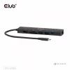 CLUB3D CSV-2553 Schnittstellen-Hub USB Type-C 5000 Mbit/s Schwarz