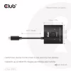 CLUB3D USB-C® bidirektionaler Video- + Daten- + PD-Umschalter, USB Type-C, 2x DisplayPort, 7680 x 4320 Pixel, Schwarz, 8K Ultra HD, 120 Hz