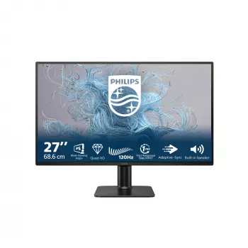 Philips 2000 series 27E2N2500/00 Computer Monitor 68,6 cm (27 Zoll) 2560 x 1440 Pixel Quad HD LCD Schwarz