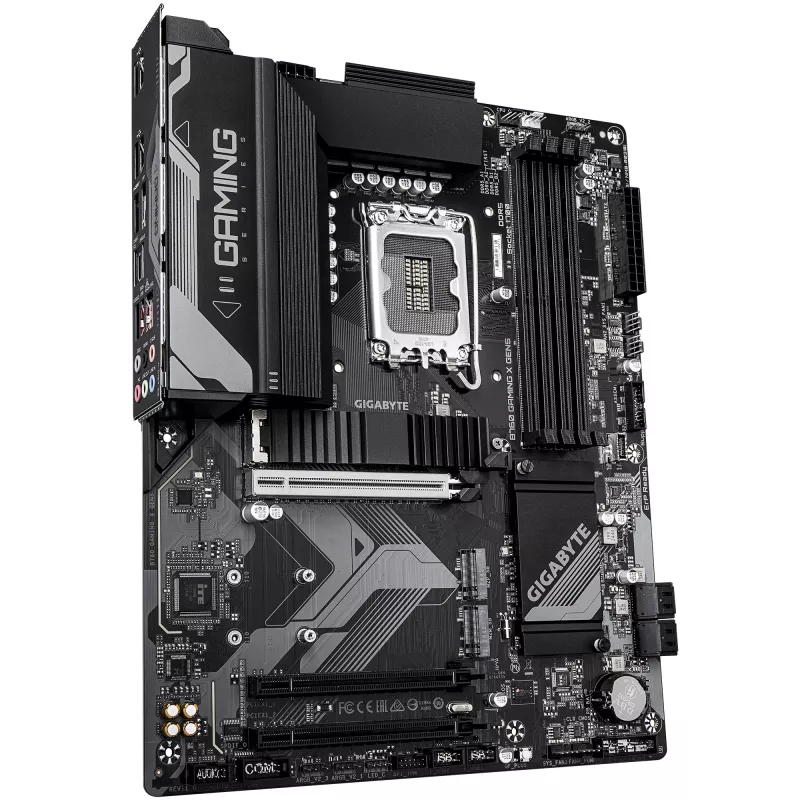 GIGABYTE B760 GAMING X GEN5 Mainboard - Unterstützt Intel Core CPUs der 14. Gen., 8+1+1 Phasen VRM, bis zu 5600MHz DDR5, 3xPCIe 4.0 M.2, 2.5 GbE LAN, USB 3.2 Gen 2