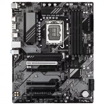 GIGABYTE B760 DS3H GEN5 Mainboard - Unterstützt Intel Core 14. Gen CPUs, 8+2+1 Phasen Digital VRM, bis zu 5600 MHz DDR5, 2xPCIe 4.0 M.2, 1GbE LAN, USB 3.2 Gen 2x2