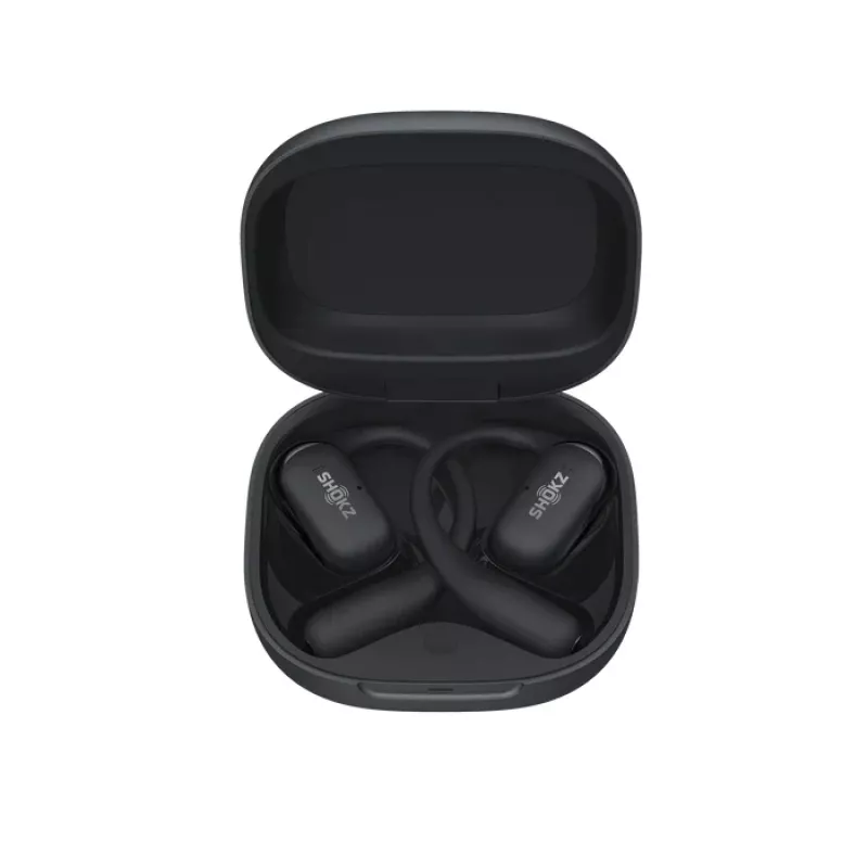 SHOKZ OpenFit 2+ Kopfhörer Kabellos Ohrbügel, Im-Ohr Anrufe/Musik Bluetooth Schwarz