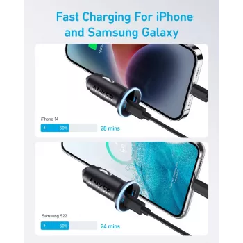 ANKER 325 1a1c 53w Pd Car Charger With Pps