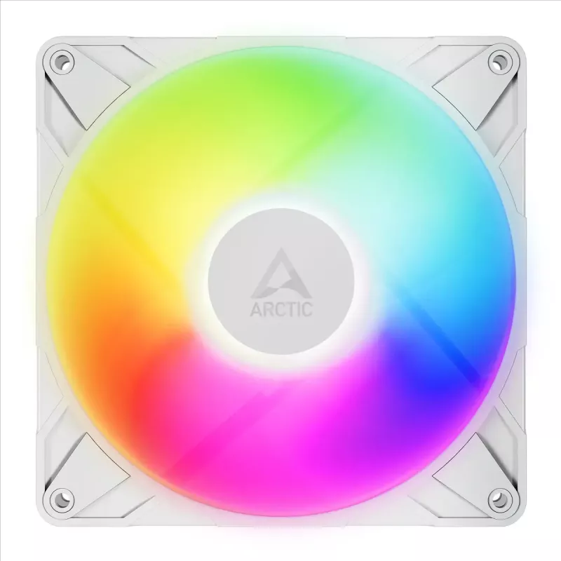 ARCTIC P14 Pro A-RGB (White) 140 mm A-RGB-PWM-Lüfter mit Kabel-Splitter