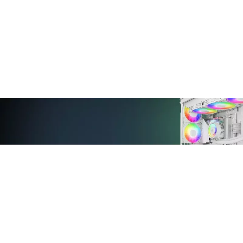 ARCTIC P14 Pro A-RGB (White) 140 mm A-RGB-PWM-Lüfter mit Kabel-Splitter