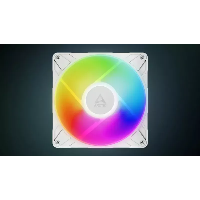 ARCTIC P14 Pro A-RGB (White) 140 mm A-RGB-PWM-Lüfter mit Kabel-Splitter