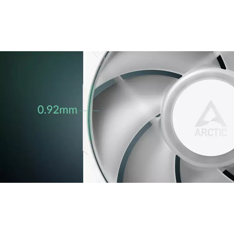 ARCTIC P14 Pro A-RGB (White) 140 mm A-RGB-PWM-Lüfter mit Kabel-Splitter