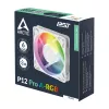 ARCTIC Freezer P12 Pro A-RGB (Weiß) - 120 mm A-RGB PWM Lüfter mit Kabel-Splitter