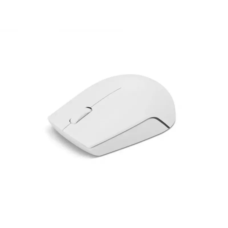 Kabellose kompakte Maus Lenovo Compact Mouse mit Batterie – beidhändig, 1000 DPI, HF-Wireless, 3 Tasten, grau