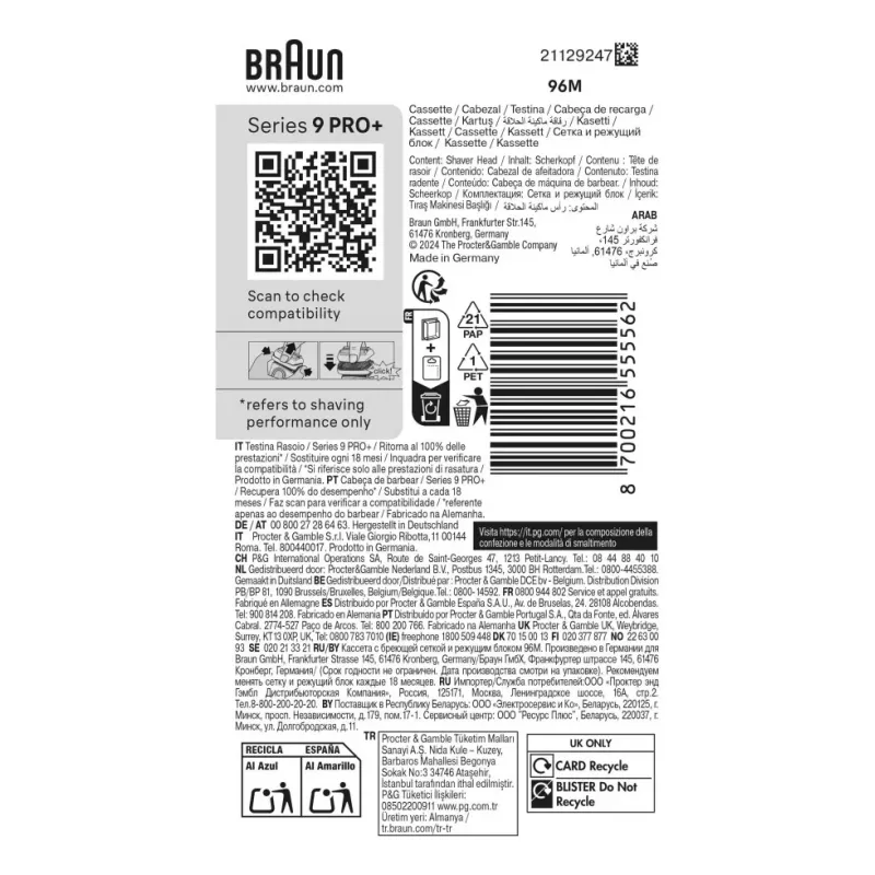 Braun Series 9 96M Scherkopf