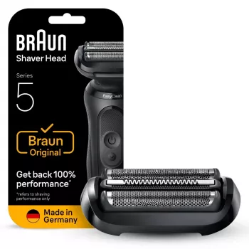 Scherkopf BRAUN Series 5 54 B — 1 Ersatzkopf, schwarz Edelstahl