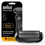 Scherkopf BRAUN Series 5 54 B — 1 Ersatzkopf, schwarz Edelstahl