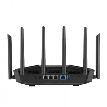 ASUS 90IG0A30-MO9C00 Wireless Router 2,5 Gigabit Ethernet Tri-Band (2,4 GHz / 5 GHz / 6 GHz) Schwarz