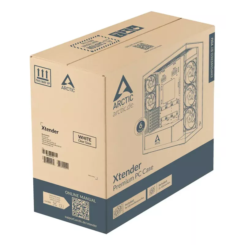 ARCTIC Xtender (Weiß) Premium E-ATX PC-Gehäuse
