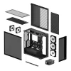 ARCTIC Xtender (Schwarz) Premium E-ATX PC-Gehäuse, Midi-Tower, PC, Schwarz, EATX, Metall, Tempered Glass, Gaming